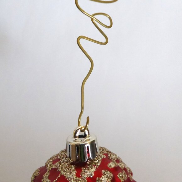 VINTAGE 5” SOLID BRASS CHRISTMAS TREE ORNAMENT HANGER LOT OF 8 - Picture 7 of 7